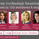 Konferencia: Od mindsetu k majetku. Ako si ženy (vy)budujú finančnú slobodu.