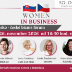 Women in Business, Slovensko - české biznis fórum